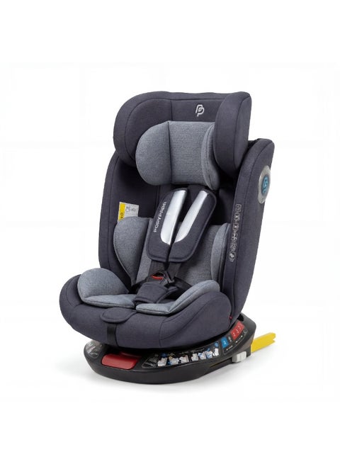 POPYPAPA Multi-Stage Baby Car Seat 0-36kg (Group 0+/1/2/3) with ISOFIX & 360° Rotation – Reclining Side Impact Protection for Growing Children